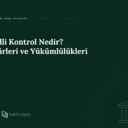 Adli Kontrol Nedir? Türleri ve Yükümlülükleri