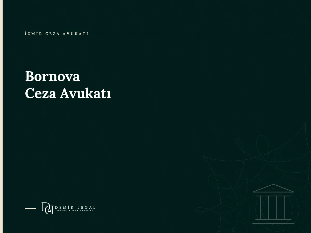 Bornova Ceza Avukatı