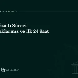 Gözaltı Süreci: Haklarınız ve İlk 24 Saat