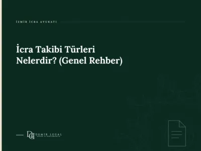 İcra Takibi Türleri Nelerdir? (Genel Rehber)
