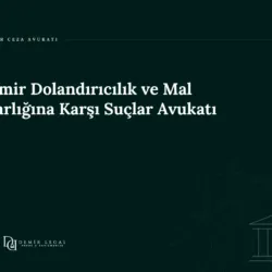 İzmir Dolandırıcılık ve Mal Varlığına Karşı Suçlar Avukatı