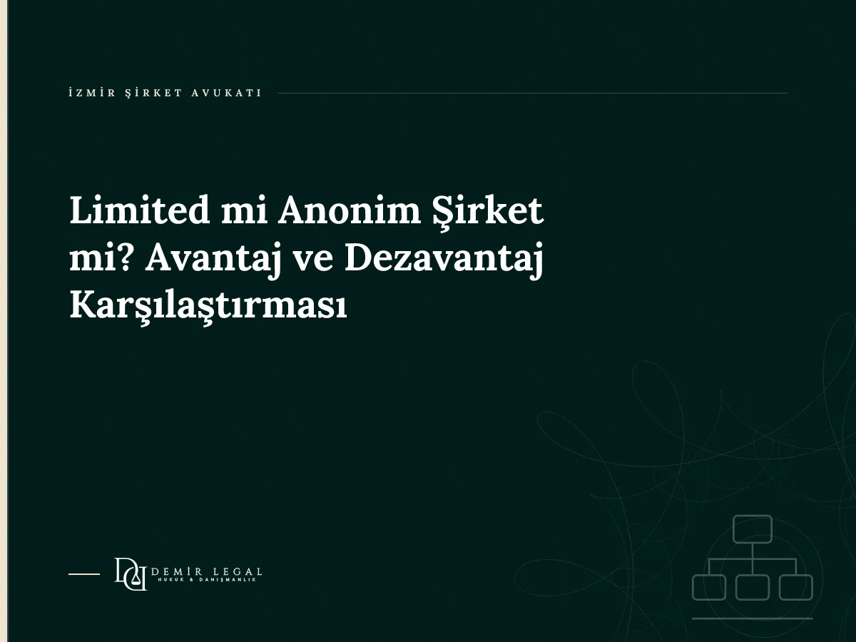 Limited mi Anonim Şirket mi? Avantaj ve Dezavantaj Karşılaştırması